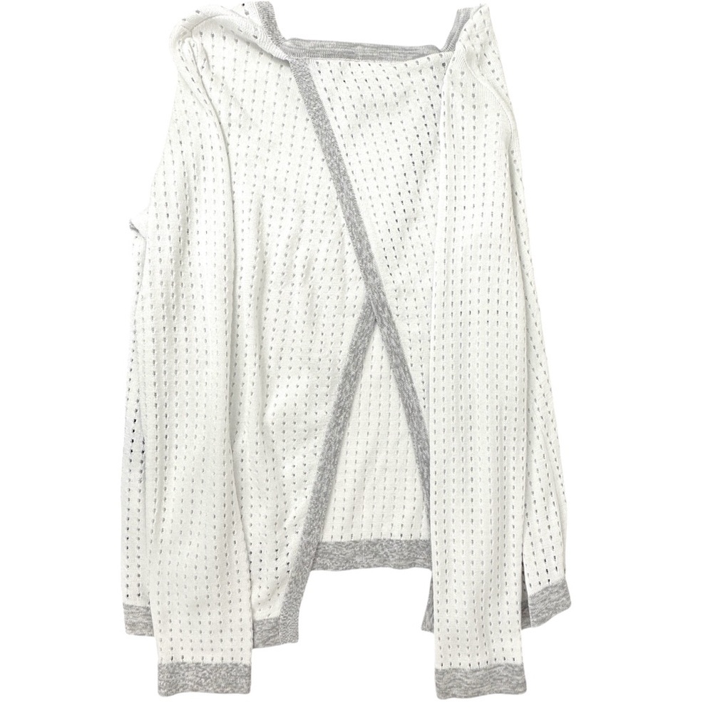 NWOT Rag & Bone Ariana White Perforated Pullover Sweater Size X-Small - Picture 6 of 10
